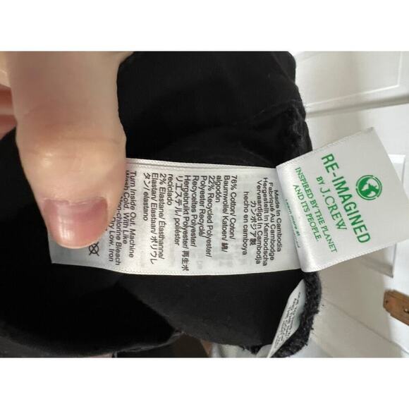 J.Crew Black Essential Straight Leg Jeans Women's 28 Flawed Dark Wash Denim - Picture 10 of 13